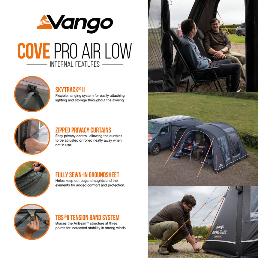 Vango Cove Air Pro Low Drive Away Awning