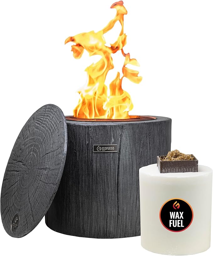 EcoFuego EL FUEGO Fire Pit - Graphite Grey