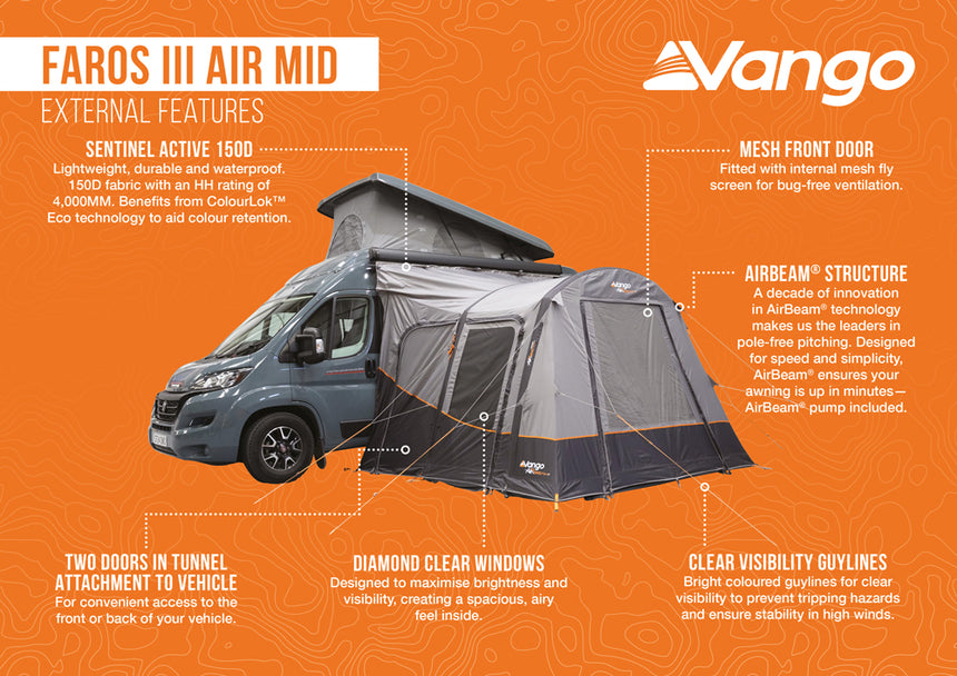 Vango Faros III Air Mid Drive Away Awning