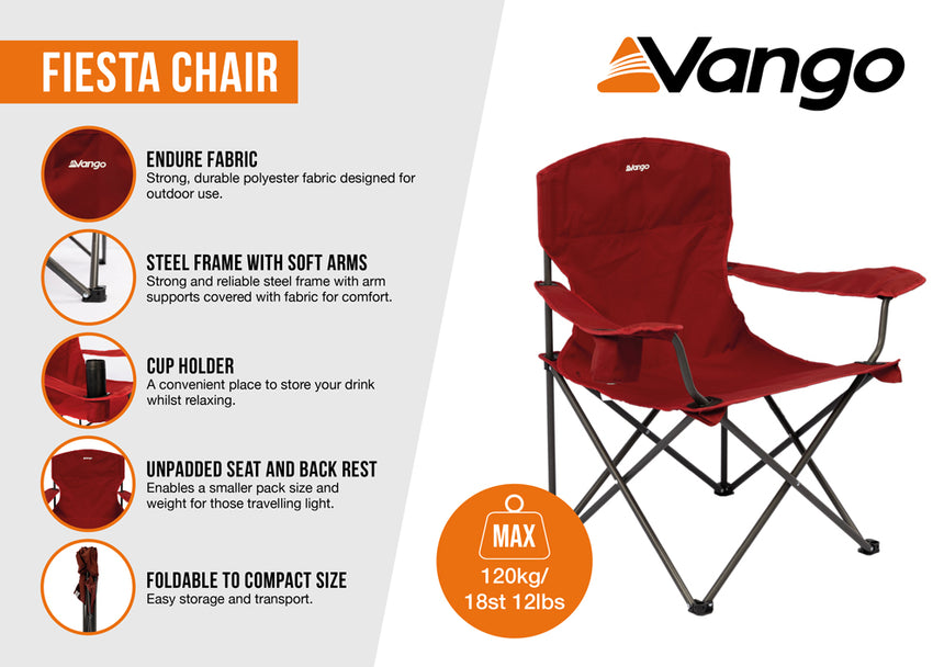 Vango Fiesta Chair -  Dark Autumn