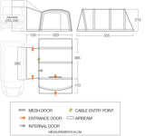 Vango Galli CC II Tall Drive Away Awning
