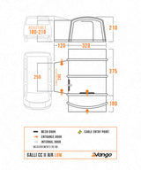 Vango Galli CC II Air Low Drive Away Awning 2026