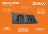 Vango Galli CC II Tall Drive Away Awning