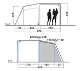 Outwell Michigan 4 Air Tent - 2025