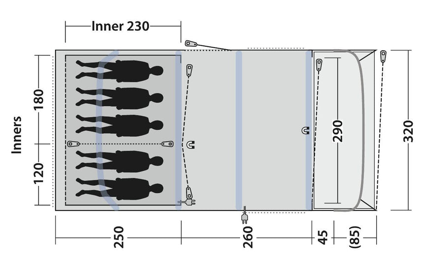 Outwell Florida 5 Air Tents - 2025