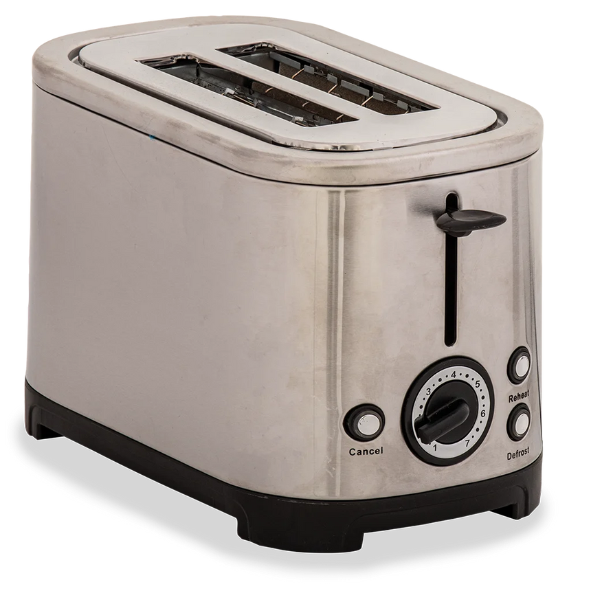 Quest Rocket low wattage stainless steel toaster (2 slice)