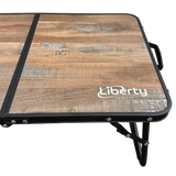 Liberty Arkle Low Folding Camping Table 60 x 40cm – Wood Effect