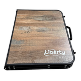 Liberty Arkle Low Folding Camping Table 60 x 40cm – Wood Effect