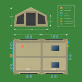 Holawild AirTek Machu Picchu Large Inflatable Polycotton Tent