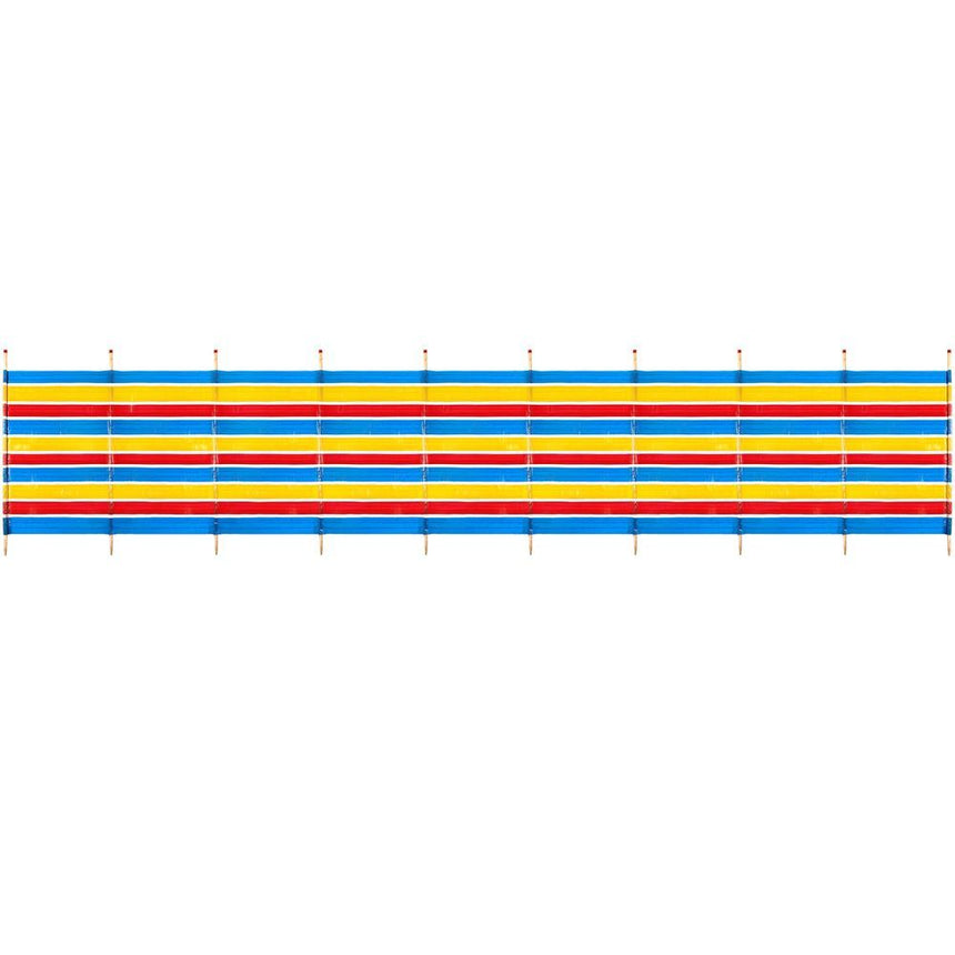 shop 10 Pole Traditional Beach Windbreak - 5ft