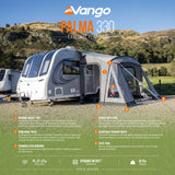 Vango Palma Poled 330 Caravan Awning