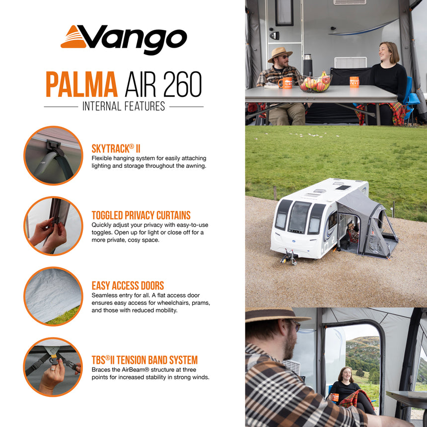 Vango Palma Air 260 Caravan Awning