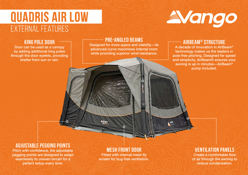 Vango Quadris Air Low Drive Away Awning