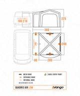 Vango Quadris Air Low Drive Away Awning