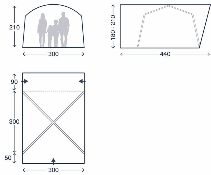 Kampa Roam Air Drive Away Awning