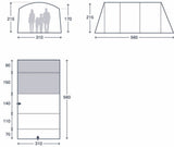 Kampa Rockcliff  4 Air TC Tent 2026