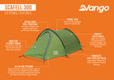 Vango Scafell 300 Tent - 3 Berth Tent
