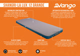 Vango Shangri-La Lux 12 Grande Self-Inflating Sleeping Mat
