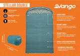 Vango Stellar Double Sleeping Bag - Oasis