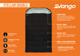 Vango Stellar Double Sleeping Bag - Black
