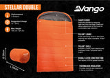 Vango Stellar Double Sleeping Bag - Harrisa