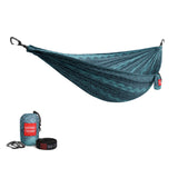 Grand Trunk Tech Double Printed Camping Hammock in Bluu Nile