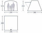 Kampa Tailnest SUV Awning - 2026