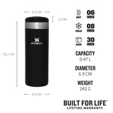 Stanley Aerolight™ Transit Mug | 0.47L Black Metallic