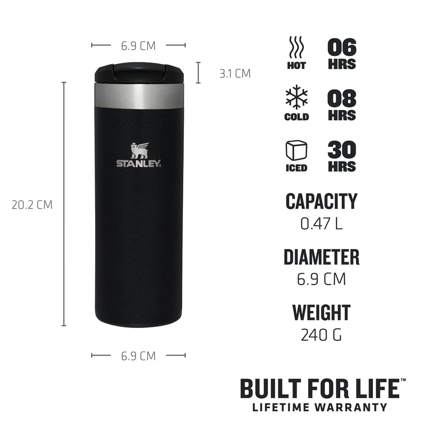 Stanley Aerolight™ Transit Mug | 0.47L Black Metallic