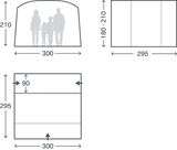 Kampa Traverse Low (Air ) Driveaway Awning - 2026