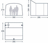 Kampa Traverse Mid (Air ) Driveaway Awning - 2026