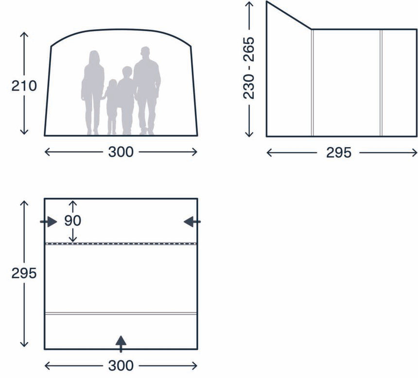 Kampa Traverse Mid (Air ) Driveaway Awning - 2026