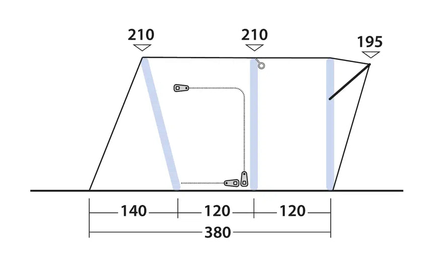 Outwell Wolfburg Air Drive Away Awning