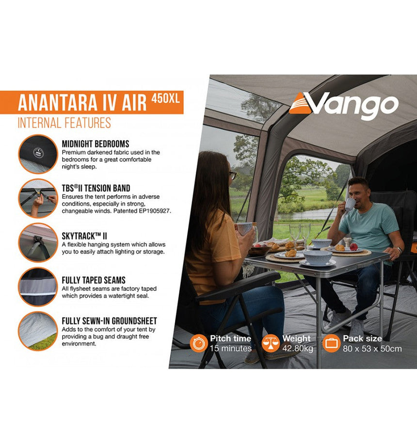 Vango Anantara IV Air 450XL Tent
