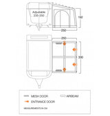 Vango Balletto 330 Air Awning Elements Shield