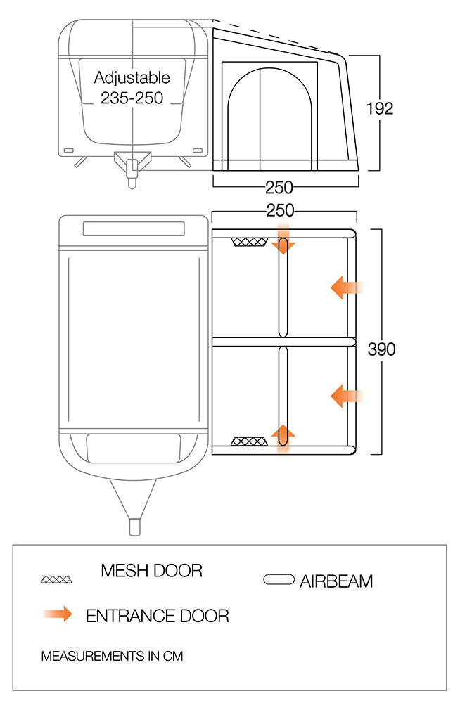 Vango Balletto Air 390 Elements Shield 390
