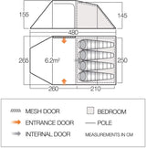 Vango Beta 450XL Tent