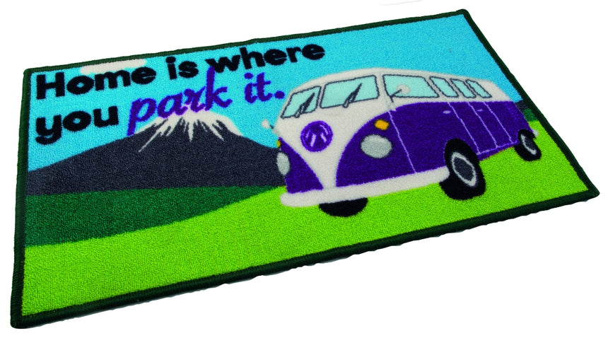 Quest Washable Home is Where You Park it Mat