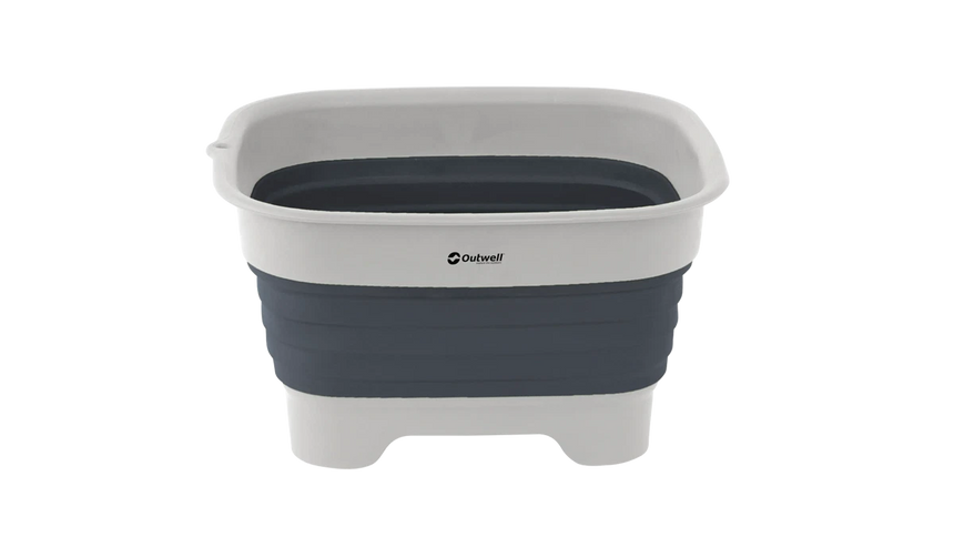 Outwell Collaps Wash Bowl with Drain - Navy NIght