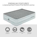 TriTech King Size Airbed with Built-in Pump