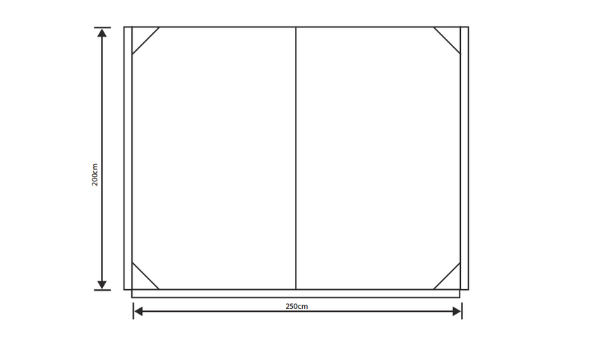 Outdoor Revolution Cayman Sun Canopy Floorplan