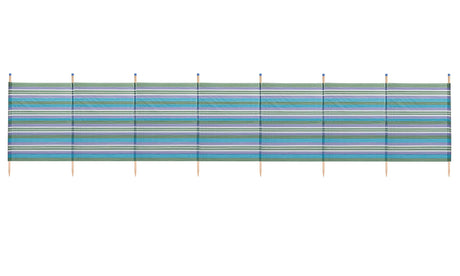 8 Pole Tall Striped Windbreak