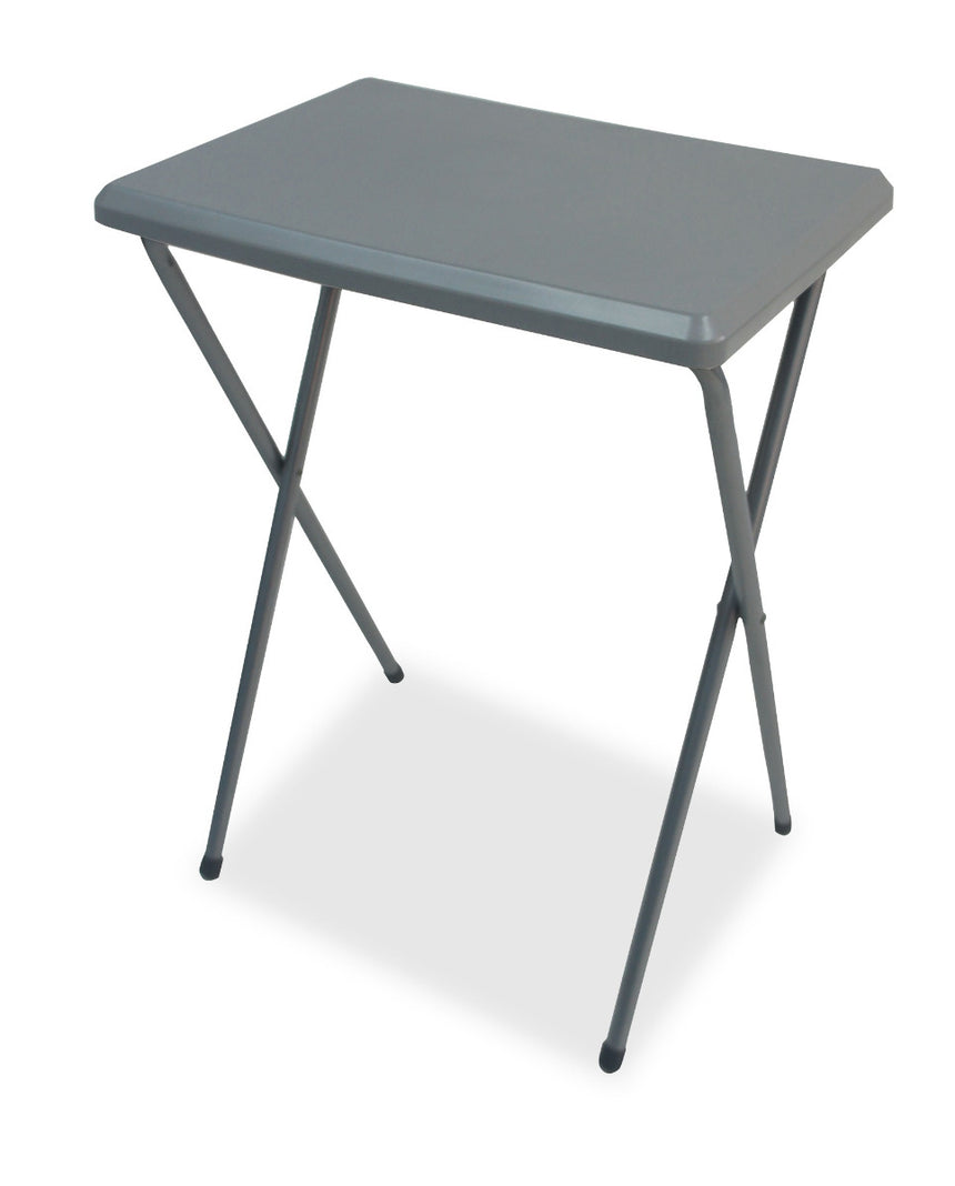 Fleetwood high plastic table in grey