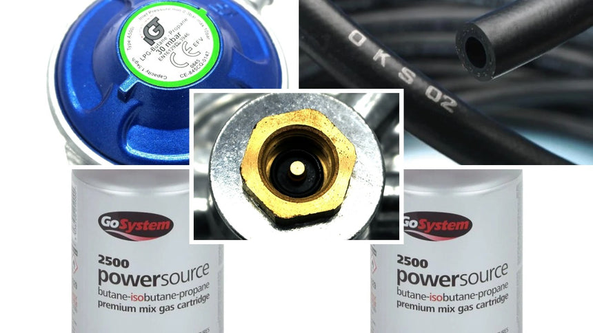 Gas Cartridge and Regulator Bundle