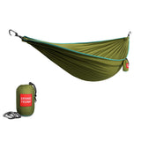 Grand Trunk Tech Double Printed Camping Hammock in Green/Aqua