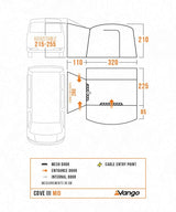 Vango Cove III Mid  Air Drive Away Awning 2026