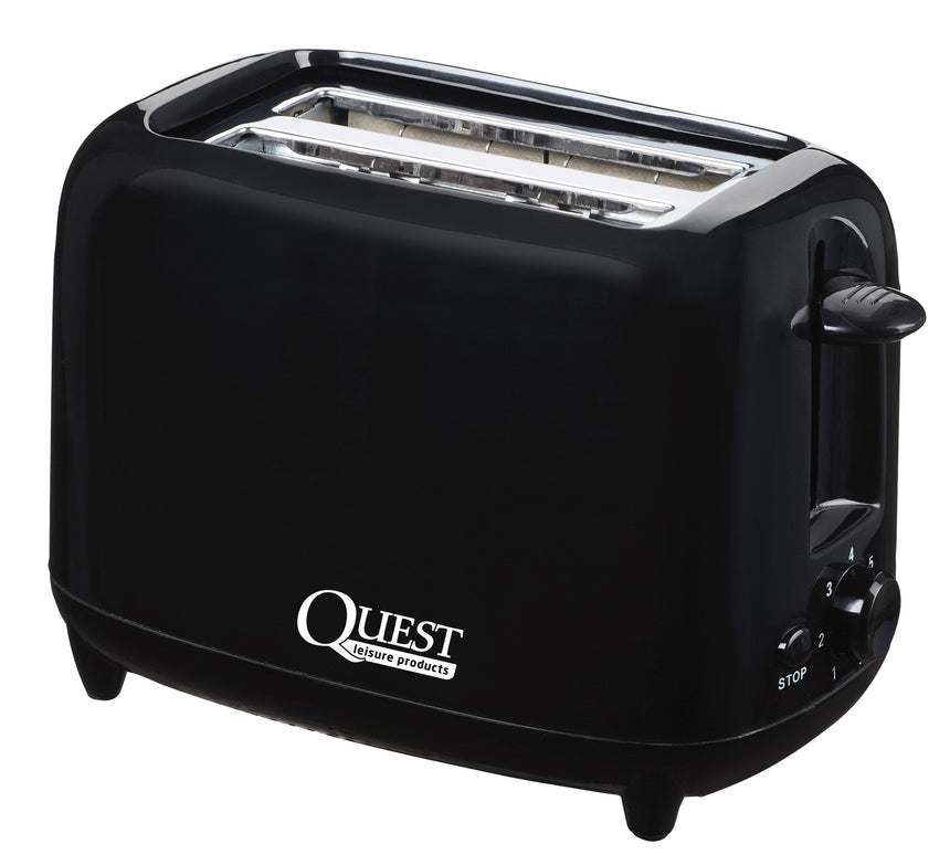 Quest Scotsman Low Wattage Black 2 Slice Toaster