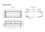 Milenco Slide Van Door Locks - Black