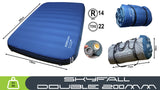Outdoor Revolution Skyfall 200 Double Self-Inflating Mat