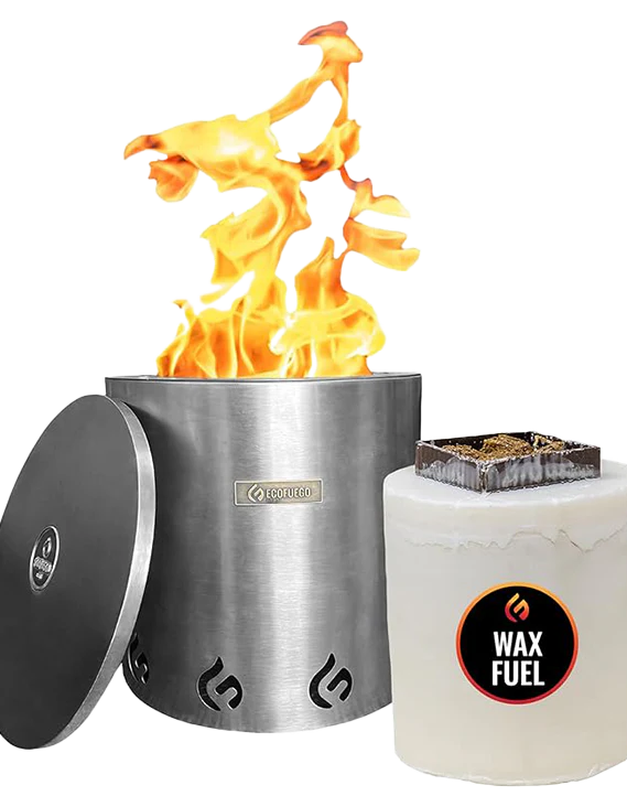 EcoFuego El Campo Fire Pit - Stainless Steel